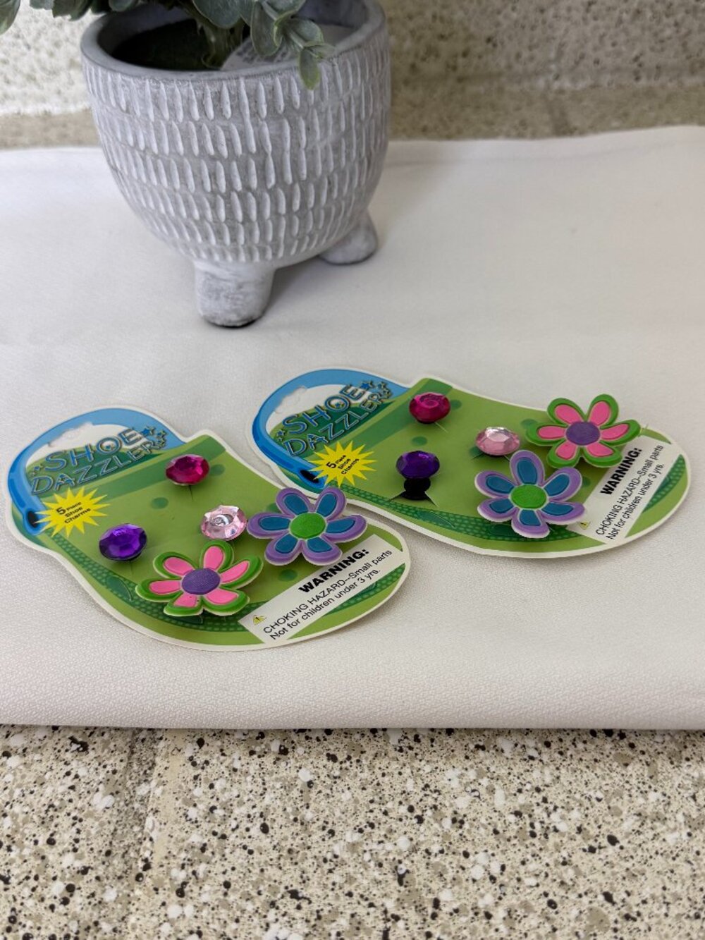 Brand New Shoe Dazzlers including 10 Shoe Charms